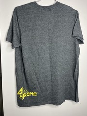 Technicolor Tone Factory T Shirt Men L Slim Gray Poly-Cotton Blend POME Colorado