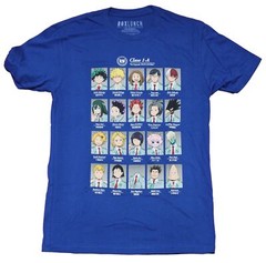 My Hero Academia Adult New T-Shirt – Class 1-A Complete Portrait Line Up