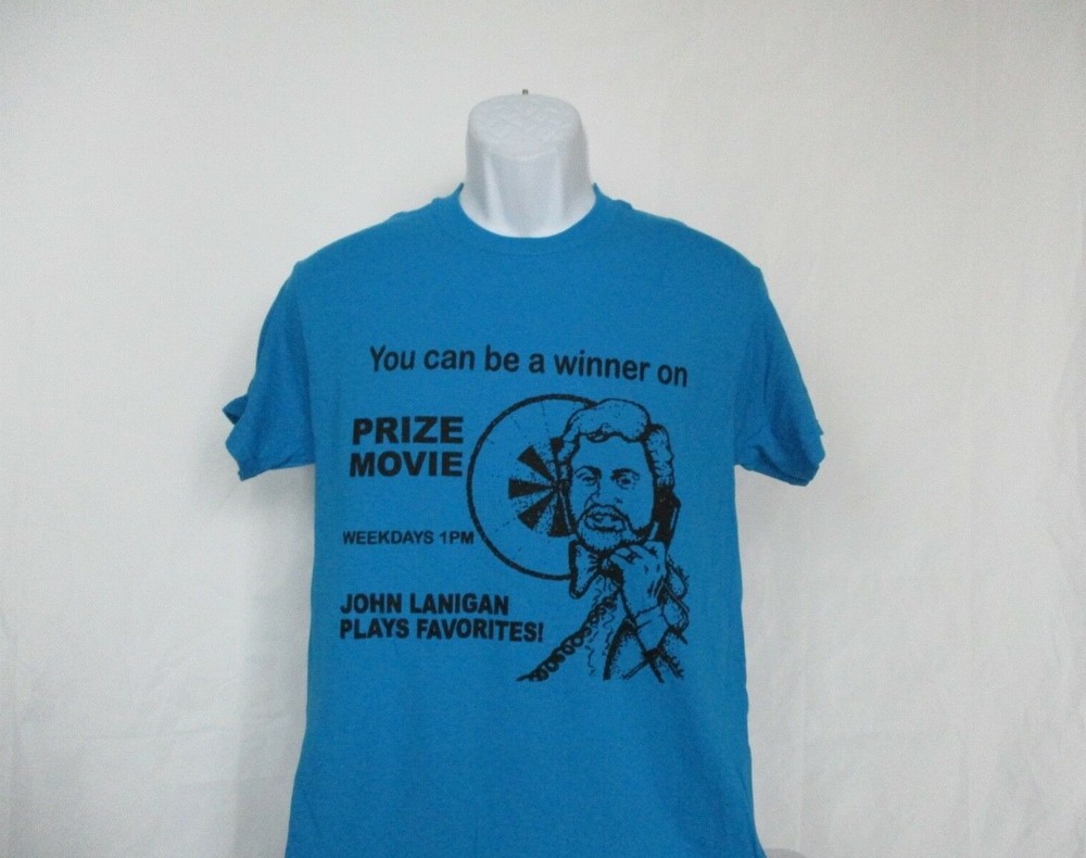 John Lanigan Prize Movie Cleveland TV Show Men’s Blue T-Shirt – Men’s S – 3XL