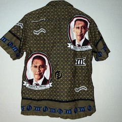 Supreme Obama Shirt Green Size M pre owned but perfect condition!