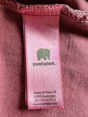 Trendsplant Essential Pigment Pocket T-Shirt Red Mens XL Organic Cotton £42 BNWT