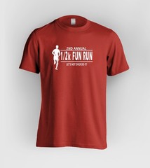 2nd Annual 1/2k Fun Run Let’s Not Over Do It Funny Runner Marathon Joke Shirt