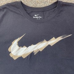 Nike Mens Graphic T-Shirt Lot of 2 Blue Just Do It Black Swoosh XL AR5006-403