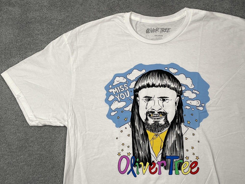 Oliver Tree T Shirt Mens 2XL Miss You Official Licensed Merch Cotton Tee Rare
