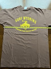 Vintage ~ Surf Wyoming Paddlers For Clean Water ~ T-shirt Mens M 100% Cotton