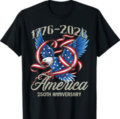 America 250th Anniversary 1776 2026 Tee T-Shirt for Men Women USA 250 Year
