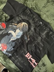 Civil Regime x Death Note – Lights Fatal Stare Dungeon Tee In Black – Size XL