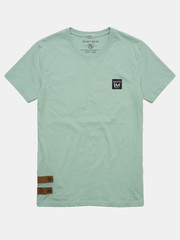 Men’s Mint Green Slim Fit T-Shirt Crew Neck Short Sleeve Casual Cotton Blend