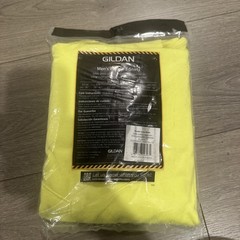 Gildan Mens 2-Pack Workwear Pocket T-Shirt XL Safety Green Dry blend Heavyweight