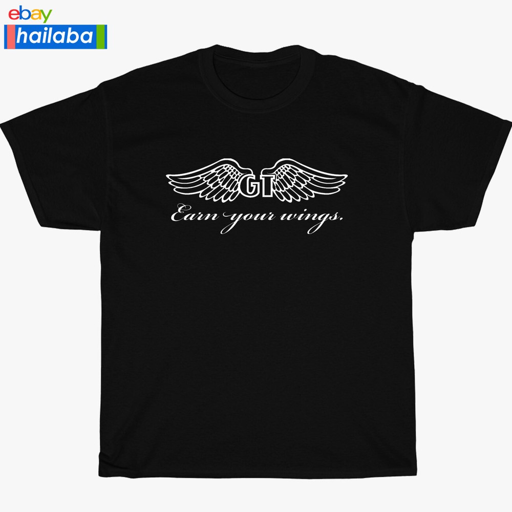 New GT Bicycles Bike Logo Black/Navy/Sport Grey/White Men’s T-Shirt S-5XL