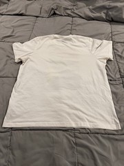 adidas Men’s 2XL White Graphic Tee with Red, Black, Blue & Yellow Print
