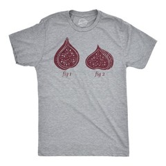 Mens Funny T Shirts Fig 1 Fig 2 Sarcastic Graphic Novelty Tee for Men