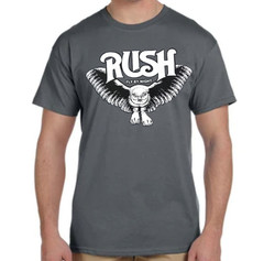 Rush Fly By Night Rock Band Men’s T Shirt (Multiple Colors)