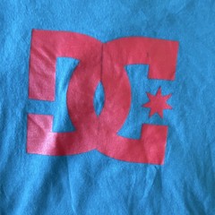 DC Graphic Logo Men’s XL Blue Cotton Crew Neck tee Skate Street Wear
