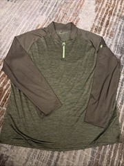 Under Armour Men’s Size XXL XX-Large Tech 2.0 Pull-Over Olive Green
