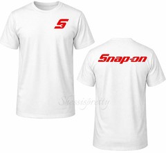 Snap-On Style Mechanic T-Shirt 100% Cotton | Work Shirt Men | Durable Graphic