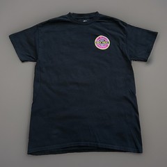 MR. ZOGS SEX WAX SURFER SURFBOARD SHIRT BLACK NEON DOUBLE SIDED Mullet Medium