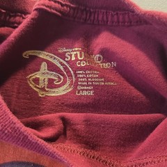 Vintage Y2K Disney Studio Collection Donald Duck Mickey Mouse Red Large T-Shirt