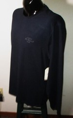 BEN SHERMAN Blue Long Sleeve Compression T-Shirt Men’s Size L NWT $49.50