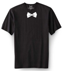 NW MEN’S PRINTED NECKTIE “BOW TIE” FUNNY HIPSTER T-SHIRT S M L XL 2XL 3X 4XL 5XL