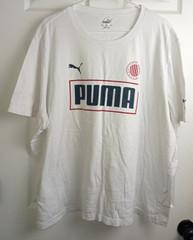 Puma Forever Better Men’s White short Sleeve T Shirt Size 3XL