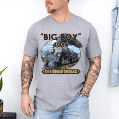 Big Boy 4014 Vintage Steam Locomotive Railroad Train Engine T-Shirt