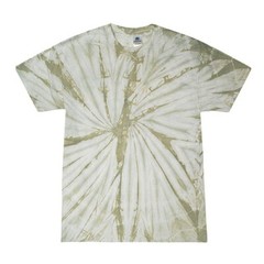 Multi-Color Tie Dye Spider T-Shirts, Adults Short Sleeve Cotton Colortone