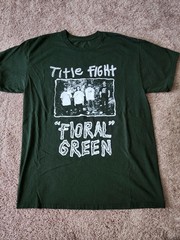 Title Fight Floral Green Short Sleeve Tee Shirt All Size Forest Green MI760