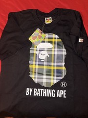 A Bathing Ape BAPE Ape Head Graphic Tee Black Men’s M Crew Neck Cotton