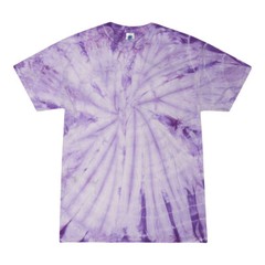 Multi-Color Tie Dye T-Shirts, Kids & Adults Short Sleeve Cotton Colortone