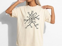 Funny OW Shirt, Relatable Pain Meme Tee, Minimalist Stick Figure Humor shirt