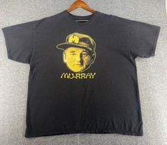 TeeFury Bill Murray Wu-Tang Clan Parody Men’s XXL T-Shirt Black Yellow SEE PICS