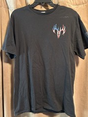 American By Birth Patriot By Choice 1776 Men’s Black T-Shirt Size Large – Delta