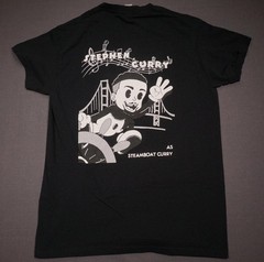 Stephen Curry Burbank Card Show Shirt Mens Small Black Steamboat Tee Basketball