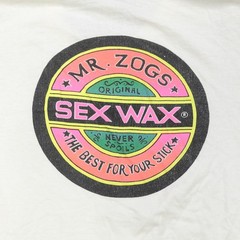 Rare Vintage Mr. Zogs Sex Wax The Best For Your Stick Graphic T Shirt 90s White