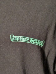 Chrome Heart Green Cemetery Black T Shirt Medium