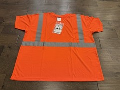 Portwest Mens Orange Hi-Vis Performance Workwear Reflective T-Shirt 3XL NWT New