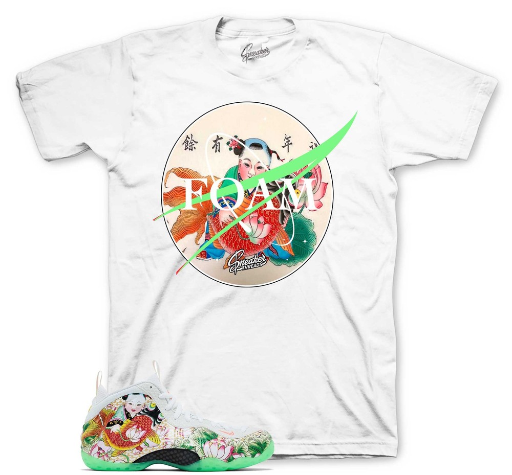 Shirt To Match Foamposite Tianjin Foam Shoes – Crest Sneaker Tees