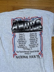 Vintage 1995 AHRDA National Tour Motorcycle Racing T Shirt Size Large
