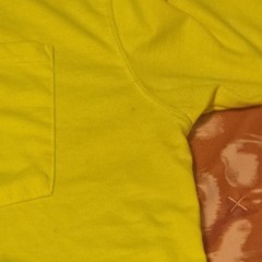 2 KEY MEN’S HI VIS YELLOW & ORANGE SAFETY T-SHIRTS Size MED