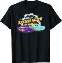 Disney Pixar Cars On The Road Ramone & Flo T-Shirt Size S – 5XL Gift For Friends