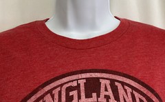 Unitas England Football T-Shirt Mens Small Red Excellent Graphic Tee Soccer UK