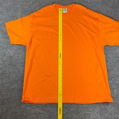2 NEW PROCLUB HEAVY WEIGHT T-SHIRT ORANGE/BROWN PRO CLUB BLANK 2XL 2PC