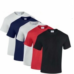 (5 Pack) GILDAN Short Sleeve Mix Colors Plain Blank T Shirts Tee Assorted Mix
