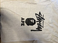 A Bathing Ape BAPE Men’s M Black Graphic Logo Crew Neck Short Sleeve T-Shirt