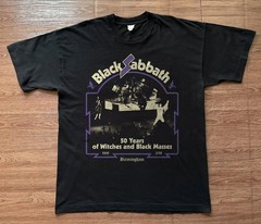 Black Sabbath 50 Years Live Concert Heavy Cotton Black Unisex T-shirt Size S-5XL