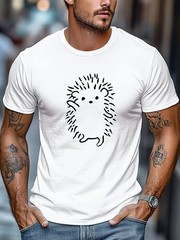 Plus-Size Men’S T-Shirt, Comfortable And Versatile, Casual And Relaxed, Men’S