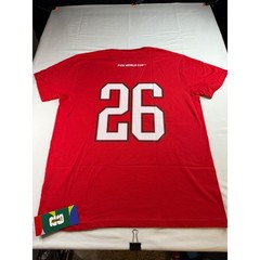 FIFA World Cup 2026 Portugal T-Shirt Red Mens Large We Are 26 Soccer Tee NWT