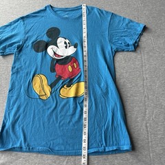 Vintage Disney T Shirt Size M 100% Cotton Light Blue Color