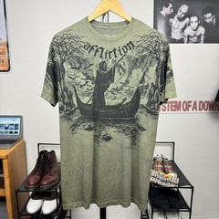 Affliction Grim Reaper Y2K Graphic Men’s Tee